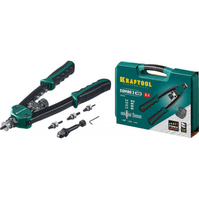 Комбинированный двуручный заклепочник KRAFTOOL Combo2-M10 31181