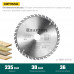 Пильный диск по дереву KRAFTOOL Optima 235х30мм;36Т 36951-235-30