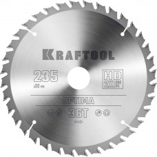 Пильный диск по дереву KRAFTOOL Optima 235х30мм;36Т 36951-235-30