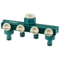 Распределитель четырехканальный Raco (1/2"; 3/4") 4250-55258C