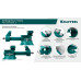 Слесарные тиски KRAFTOOL Reversible 165мм 32705-165