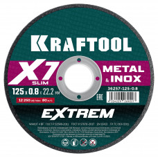 Круг отрезной по металлу KRAFTOOL 125x0.8мм 36257-125-0.8