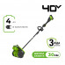 Снегоуборщик аккумуляторный Greenworks GD40SS2K4 (40В, 4Ач) 2603107UB