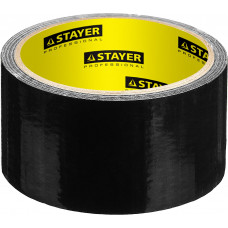 Клейкая лента STAYER 48ммх10м, черная, армированная 12086-50-10