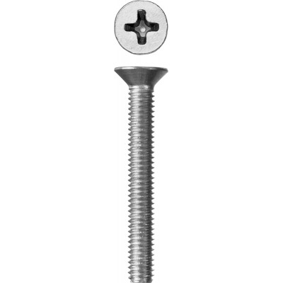 Винт с потайной головкой ЗУБР M4x30мм, DIN 965, кл.пр.4.8, 5кг 303110-04-030