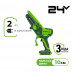 Пила цепная аккумуляторная Greenworks G24MCS10K2 (24В, 2Ач) 2008207UA