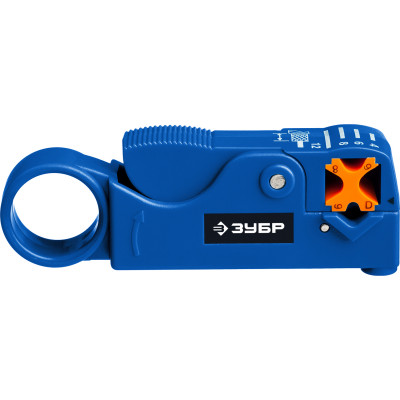 Стриппер коаксиальных кабелей ЗУБР COAX-3 22657