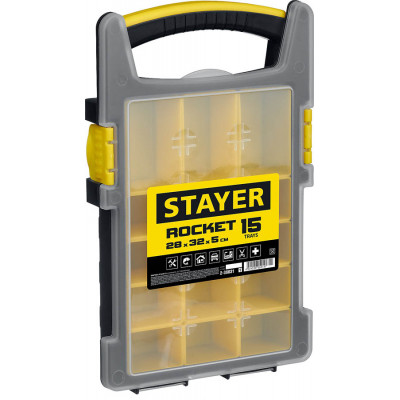 Пластиковый органайзер STAYER ROCKET-15 2-38031_z01