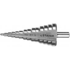 Сверло ступенчатое STAYER 4-39мм, 14 ступеней 29660-4-39-14