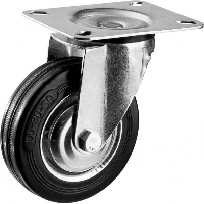 Колесо ЗУБР 100мм/70кг, поворотное 30936-100-S