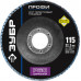 Круг лепестковый торцевой ЗУБР 115х22.2мм, P60 36595-115-60