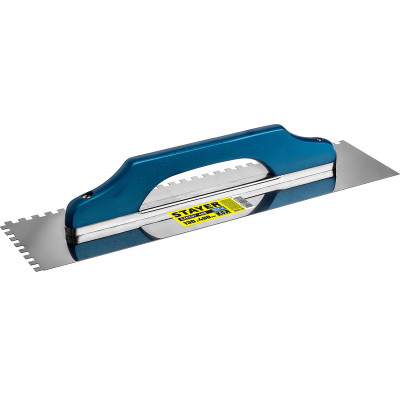 Штукатурная гладилка STAYER 130x480мм, зуб 8x8мм 0803-08