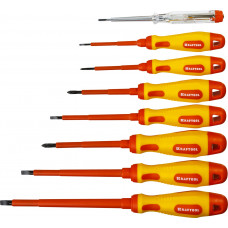 Набор диэлектрических отверток KRAFTOOL Х-Drive Electro 8шт 250088-H8