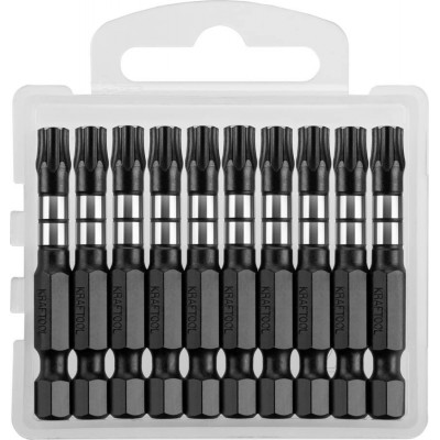 Биты KRAFTOOL Impact Pro TX30, 50мм, 10шт 26195-30-50-S10