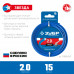 Леска для триммера ЗУБР ЗВЕЗДА, 2.0мм, 15м 71020-2.0