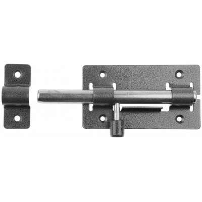 Накладная задвижка ЗД-01 64х115мм, серебро 37772-1