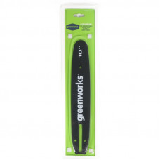 Шина для цепных пил Greenworks (шаг 3/8, паз 1.3мм, 25см) 29577