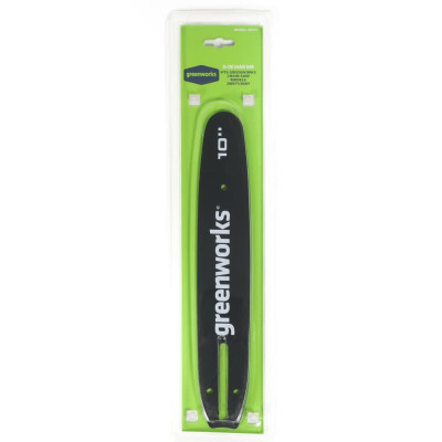 Шина для цепных пил Greenworks (шаг 3/8, паз 1.3мм, 25см) 29577