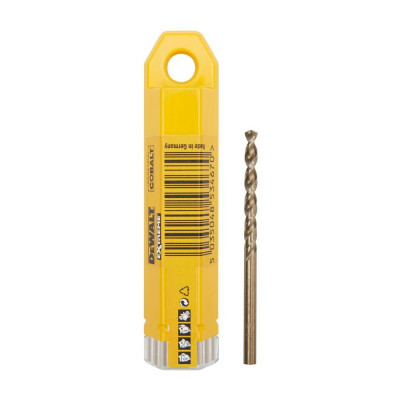 Сверло по металлу DeWalt COBALT 5.5x93мм (10шт) DT4932-QZ