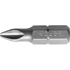 Биты ЗУБР PH2, 25мм, 2шт 26001-2-25-2