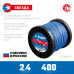 Леска для триммера ЗУБР ЗВЕЗДА, 2.4мм, 400м 71025-2.4