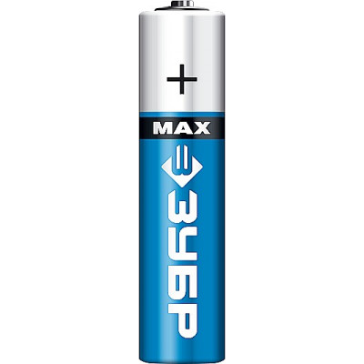 Алкалиновая батарейка ЗУБР TURBO-MAX тип ААА, 1.5В, 2шт 59203-2C_z01