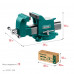 Стальные слесарные тиски KRAFTOOL Steel 100мм 32701-100
