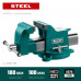 Стальные слесарные тиски KRAFTOOL Steel 100мм 32701-100