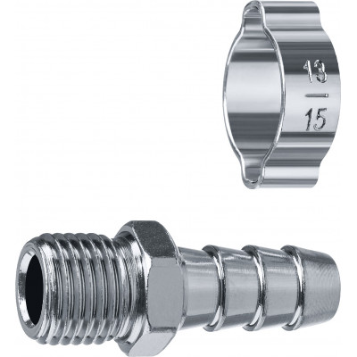 Переходник ЗУБР елочка 10мм - 1/4"M 64924-1/4-10