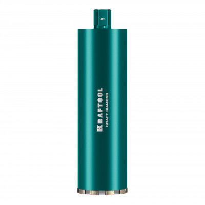 Алмазная коронка по железобетону KRAFTOOL DIAMOND 132x450мм, 1 1/4" 29825-132