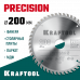 Пильный диск по дереву KRAFTOOL PRECISION 200х32мм;48Т 36952-200-32