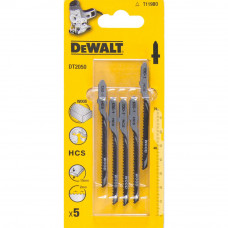 Пилка для лобзика по дереву DeWalt T119BO (шаг 2мм, 76мм, 5шт) DT2050