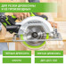 Пильный диск по дереву Greenworks 165x20мм;18T 2955807