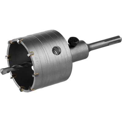 Коронка буровая в сборе ЗУБР 73мм, SDS-Plus 29211-73
