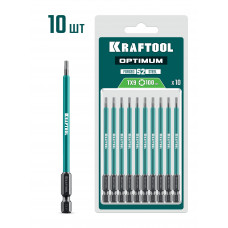 Биты KRAFTOOL TX9, 100мм, 10шт 26126-9-100-S10