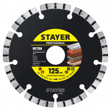 Диск алмазный STAYER BETON 125x22.2мм 3660-125_z02