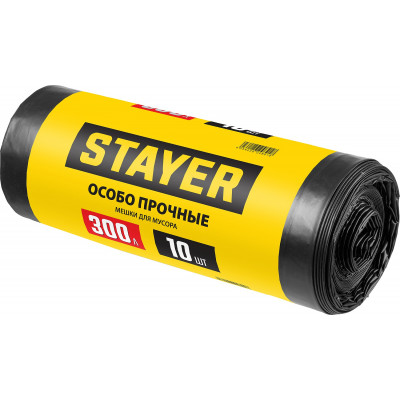 Мешки для мусора STAYER 300л, 10шт 39157-300