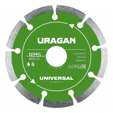 Диск алмазный URAGAN UNIVERSAL 125х22.2мм 36705-125