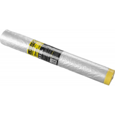 Защитная пленка STAYER 15x2.7м, 9мкм, с клейкой лентой 12255-270-15