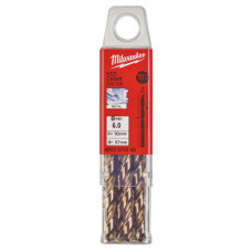 Сверло по металлу Milwaukee HSS-CO 6x93мм (10шт) 4932373345