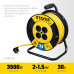 Удлинитель на катушке STAYER S-215 (30м, 3500Вт, ПВС 2x1.5мм2) 55072-30