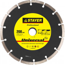 Диск алмазный STAYER 200х22.2мм UNIVERSAL 3660-200_z01