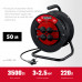 Удлинитель на катушке MIRAX (50м, 3500Вт, IP44, ПВС 3x2.5мм2) 55051-50