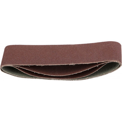 Лента шлифовальная STAYER 75х533мм, Р80, 3шт 35442-080