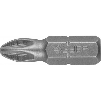 Биты ЗУБР PZ2, 25мм, 2шт 26003-2-25-2