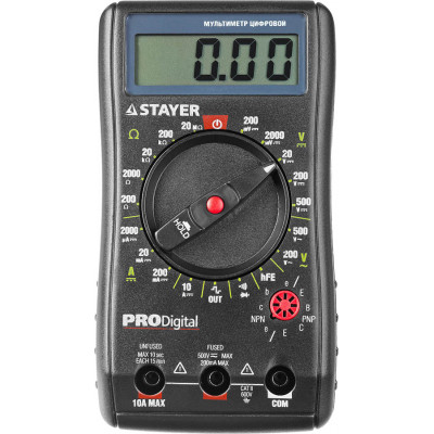 Мультиметр цифровой STAYER PRODigital 45310