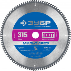 Пильный диск по алюминию ЗУБР Мультирез 315x30мм;100Т 36907-315-30-100_z01
