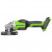Угловая шлифмашина аккумуляторная Greenworks GD24AGK2 (24В, 2Ач) 3200207UA