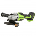 Угловая шлифмашина аккумуляторная Greenworks GD24AGK2 (24В, 2Ач) 3200207UA Угловая шлифмашина аккумуляторная Greenworks GD24AGK2 (24В, 2Ач) 3200207UA