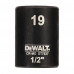Головка торцовая ударная DeWalt 1/2";19мм DT7537